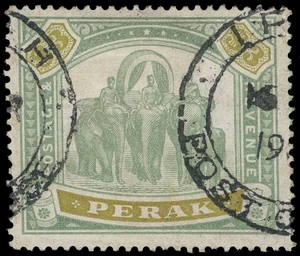 Malaya / Perak Scott 59 Gibbons 78 Used Stamp (1)