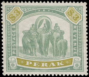 Malaya / Perak Scott 59 Gibbons 78 Superb Mint Stamp