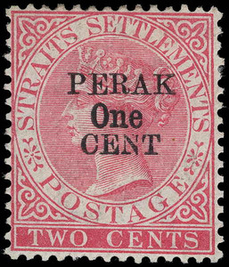 Malaya / Perak Scott 35a Gibbons 56 Mint Stamp