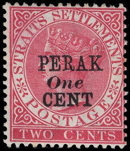 Malaya / Perak Scott 31a Gibbons 54 Mint Stamp