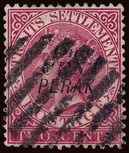 Malaya / Perak Scott 20a Gibbons 39 Used Stamp (1)
