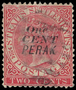 Malaya / Perak Scott 20a Gibbons 39 Used Stamp