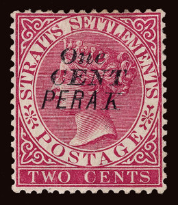 Malaya / Perak Scott 20a Gibbons 39 Mint Stamp
