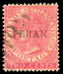 Malaya / Perak Scott 10 Gibbons 20 Used Stamp