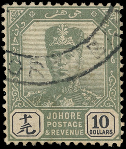 Malaya / Johore Scott 122 Gibbons 125 Superb Used Stamp