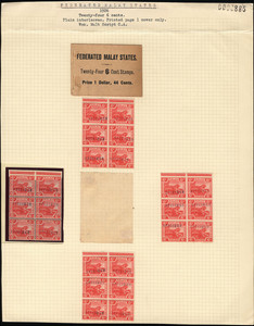 Malaya (Federated States) Scott 61 Gibbons 64 Block of Stamp
