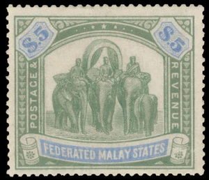 Malaya (Federated States) Scott 36 Gibbons 50 Mint Stamp