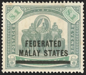 Malaya (Federated States) Scott 11 Gibbons 11 Mint Stamp