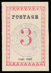 Madagascar Scott 19a Gibbons 30 Mint Stamp