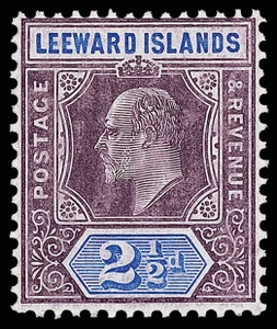 Leeward Islands Scott 32 Gibbons 32 Mint Stamp (1)