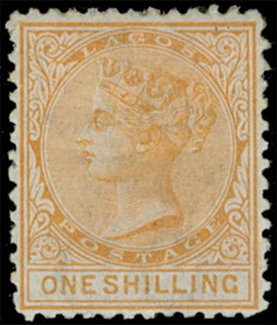 Lagos Scott 6a Gibbons 8 Mint Stamp