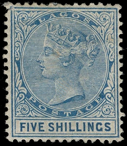 Lagos Scott 35 Gibbons 28 Mint Stamp