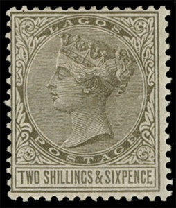 Lagos Scott 33 Gibbons 27 Mint Stamp