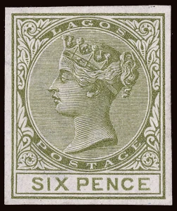 Lagos Scott 26V Gibbons 25V Proof Stamp