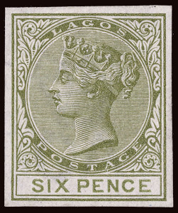 Lagos Scott 26V Gibbons 25V Proof Stamp