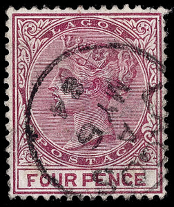 Lagos Scott 22 Gibbons 20 Used Stamp