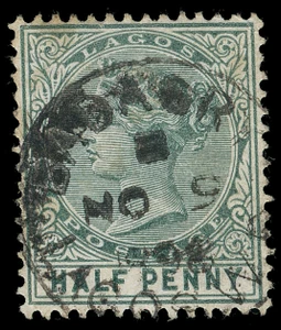 Lagos Scott 13 Gibbons 21 Used Stamp