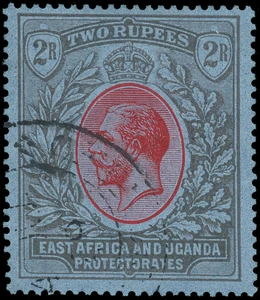 Kenya, Uganda and Tanganyika Scott 8 Gibbons 72 Used Stamp