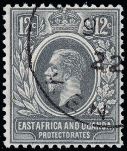 Kenya, Uganda and Tanganyika Scott 5 Gibbons 69 Used Stamp