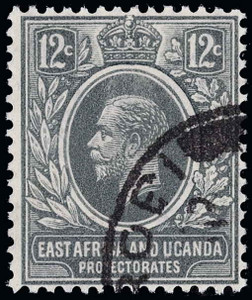 Kenya, Uganda and Tanganyika Scott 5 Gibbons 69 Used Stamp (2)