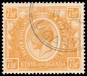 Kenya, Uganda and Tanganyika Scott 35 Gibbons 93 Used Stamp (1)