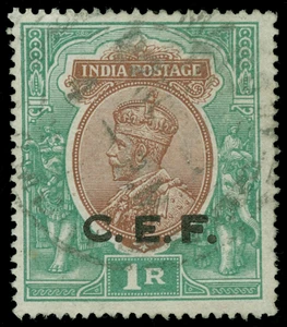 India Scott M33 Gibbons C34 Used Stamp