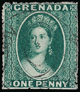 Grenada Scott 1a Gibbons 1 Used Stamp