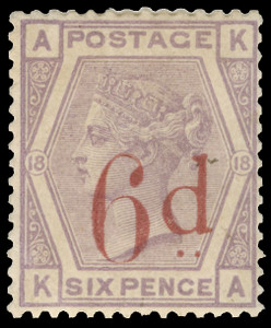 Great Britain Scott 95 Gibbons 162 Mint Stamp