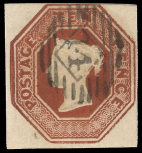 Great Britain Scott 6 Gibbons 57 Used Stamp (1)