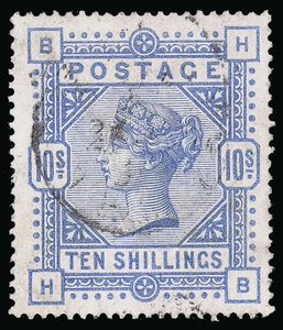 Great Britain Scott 109V Gibbons 183a Used Stamp