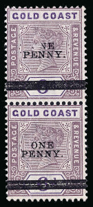 Gold Coast Scott 37av Gibbons 36av Mint Stamp