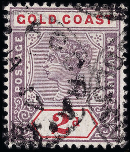Gold Coast Scott 28 Gibbons 27b Used Stamp