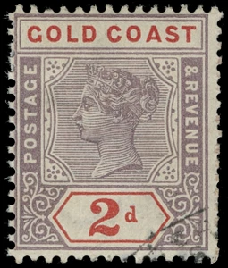 Gold Coast Scott 26-35 Gibbons 26-34 Used Set of Stamps