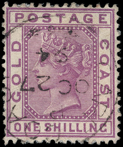 Gold Coast Scott 19 Gibbons 18a Used Stamp