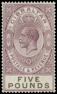 Gibraltar Scott 93 Gibbons 108 Never Hinged Stamp (2)