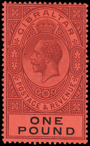 Gibraltar Scott 75 Gibbons 85 Never Hinged Stamp (1)