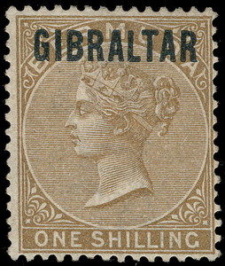Gibraltar Scott 1-7 Gibbons 1-7 Mint Set of Stamps (1)