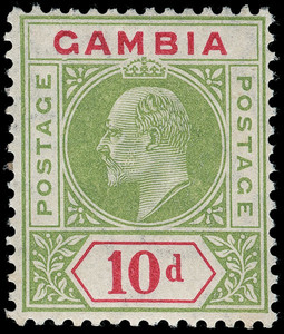 Gambia Scott 57v Gibbons 80a Mint Stamp