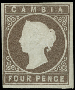 Gambia Scott 1 Gibbons 2 Mint Stamp (1)