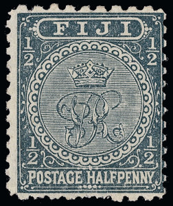 Fiji Scott 53aV2 Gibbons 92 Mint Stamp