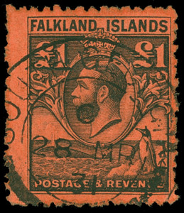 Falkland Islands Scott 54-64 Gibbons 116-126 Used Set of Stamps