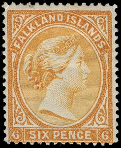 Falkland Islands Scott 16a Gibbons 33 Mint Stamp