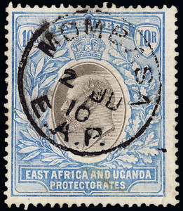East Africa and Uganda Protectorate Scott 17-31 Gibbons 17-30 Used Set of Stamps