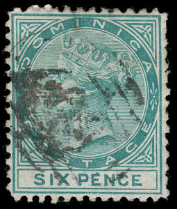 Dominica Scott 1-3 Gibbons 1-3 Used Set of Stamps