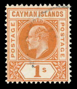 Cayman Islands Scott 3-7 Gibbons 3-7 Used Set of Stamps