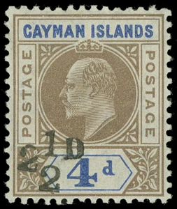 Cayman Islands Scott 20 Gibbons 35 Superb Mint Stamp (2)