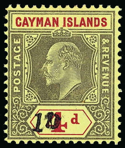 Cayman Islands Scott 18v Gibbons 29V Mint Stamp