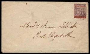 Cape of Good Hope Scott 20 Gibbons 27 on Cover
