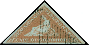 Cape of Good Hope Scott 1b Gibbons 1a Used Stamp