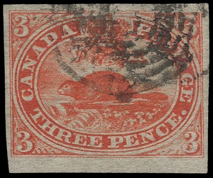 Canada Scott 4dV1 Gibbons 7 Used Stamp